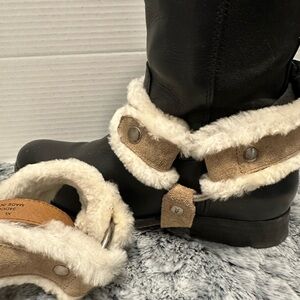 Frye Western Removable Shearing Boot Harness Accessory White & Tan NWT!!👢🤠SZ.XL